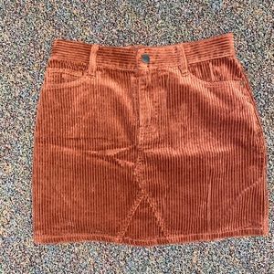 Corduroy skirt